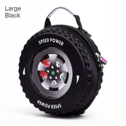 Cool 3D Racing Car Tire Backpack, for Preschool & Kindergarten, Boys & Girls