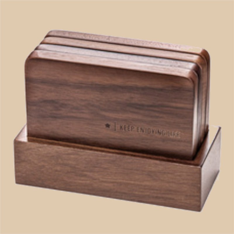 Wooden Square Cup Coaster, for Cold Drinks and Hot Beverage