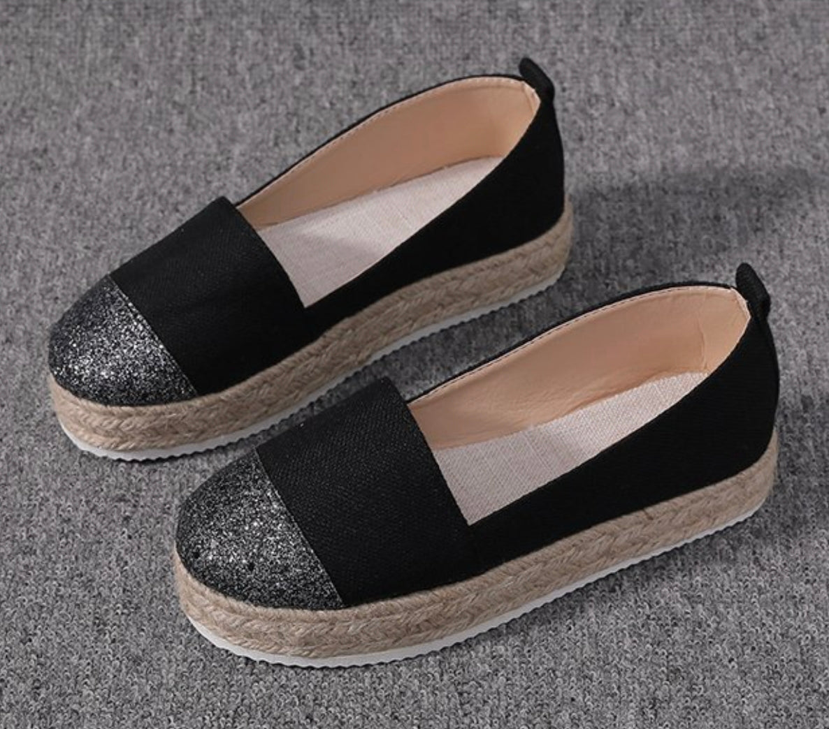 New Faux Suede Espadrilles Shoes  Casual Loafers