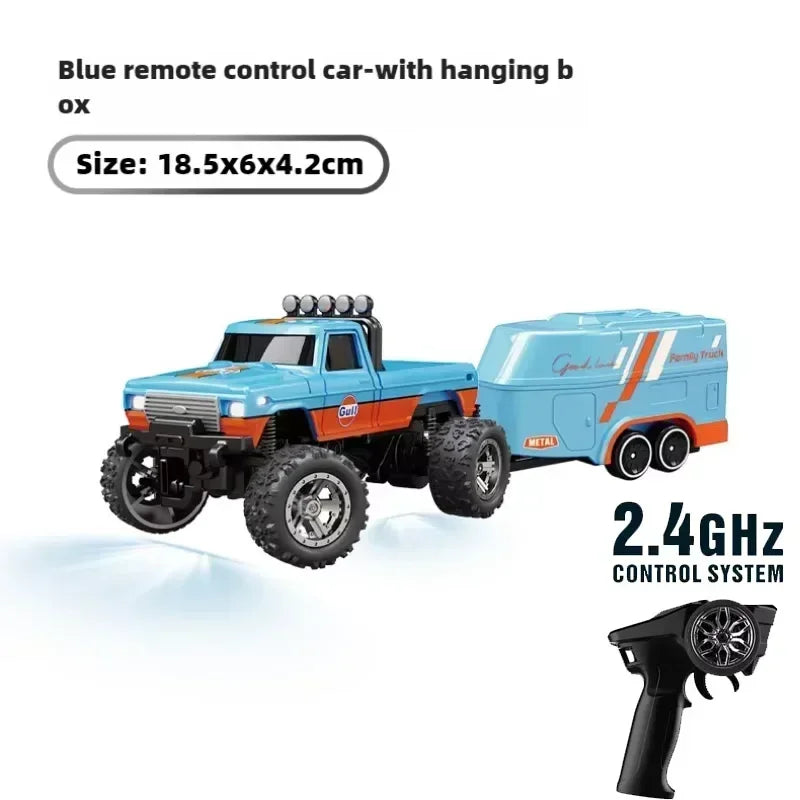 RC 1/64 Speed Mini Off-Road Climbing Car Alloy Cool Appearance Light Shock Absorption Children'S Toy Gift