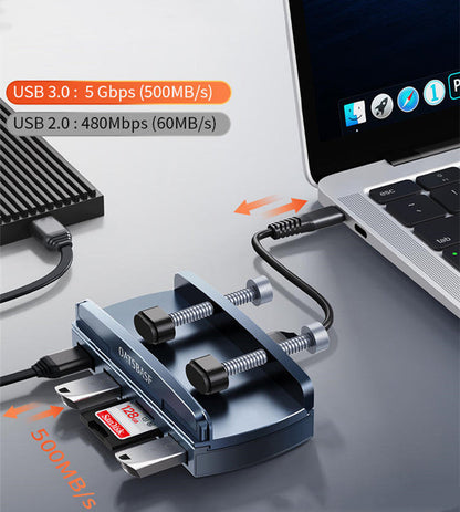 Detachable Clip-On Interface Expander and Hub