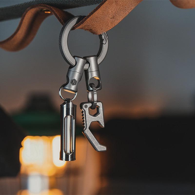 Titanium Alloy Universal Rotating Keychain (2 Pack) – Sydney Trendshop