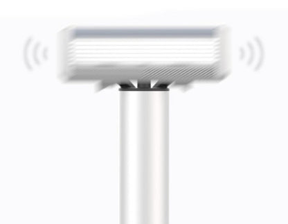 Men's Dual-mode Shaver, with Sensor Switch, Manual and Automatic Integration, Aluminum Body and Long Standby Design