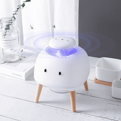 Electronic Indoor Physical Mosquito Killer with 360¬∞ Ring Light, Intelligent Photosensitive System, Desk Lamp Mode and Low Noise, for Home, Kitchen, Bedroom & Office