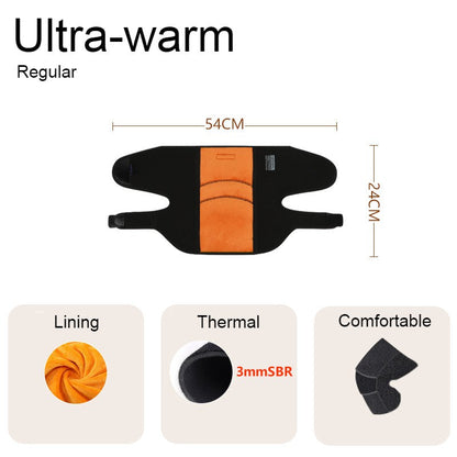 Far Infrared Thermal Knee Warmer, with Super Warm Fabric & Bionic Carapace Design, for Winter, Travel & Outdoors