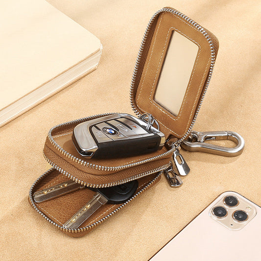 Double Layer Transparent Key Case