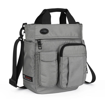 Retractable Large-Capacity Backpack with Various Styles, Headphone Port, Multiple Pockets and Shock-Absorbing Breathable Strap, for Work, School, Business Trip, etc.