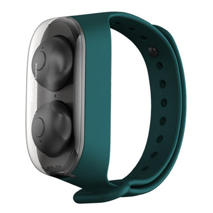 Portable Wristband TWS Wireless Bluetooth Earbuds, with Bluetooth 5.0 Chip, Semi-in-ear Design & 80hrs Standby Time, for Sport, Travel, Work & More