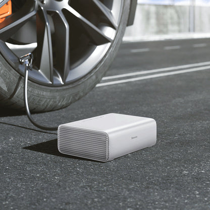 Portable Automatic Intelligent Electric Tire Inflator With Tire Pressure Gauge & LED Emergency Light, For SUVs & Cars