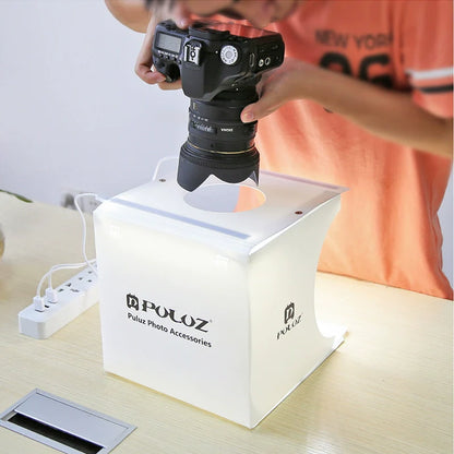 23cm Mini Photo Studio Lightbox with Soft Light for Stunning Jewelry & Product Shots