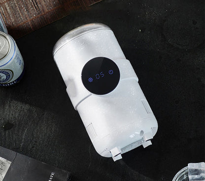Mini & Portable Electric Beverage Cooling and Heating Cup Holder, 5¬∞C to 55¬∞C, for Beer Milk Tea & More