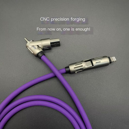 4-in-1 Fast Charging Multifunctional Cable – 240W High-Speed Line