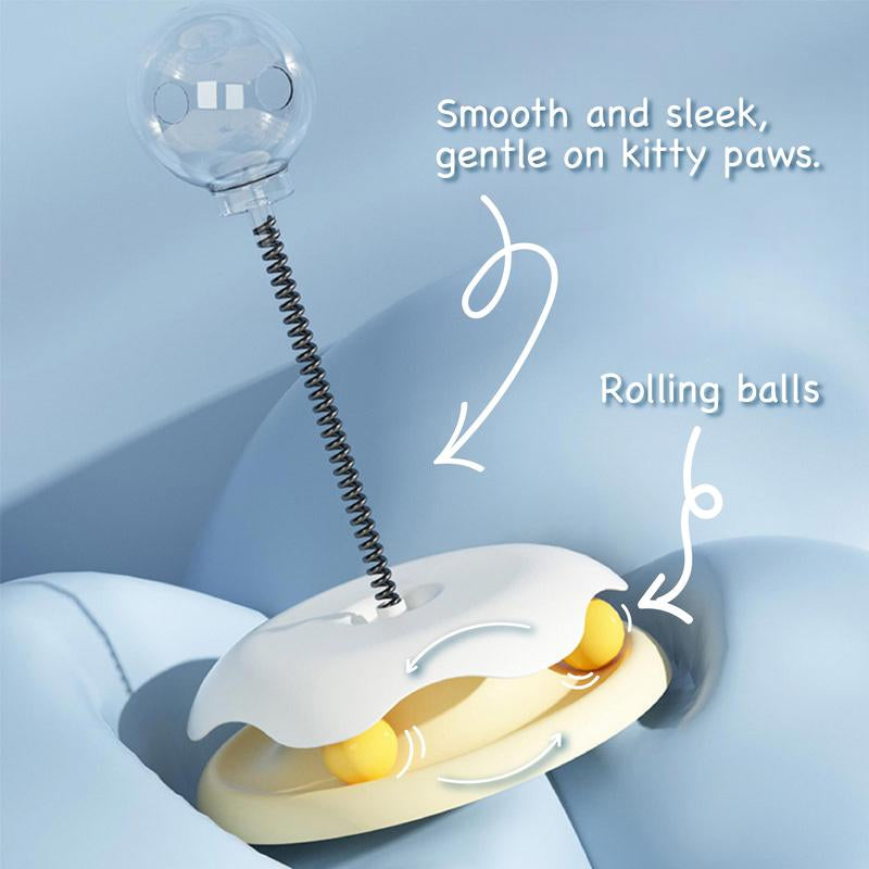 Cat Treat Dispenser - Interactive Puzzle Toy for Cats & Dogs, Includes Ball Toy, Cat Puzzle Toy for Indoor Cats, Cat Treat Puzzle, Cat Toys