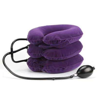 Inflatable Portable Travel Neck Pillow, with 360¬∞ Head and Chin Support, for Travel, Nap & More
