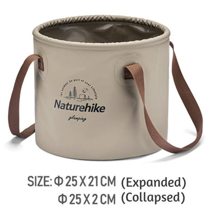 Portable Collapsible Bucket, for Camping, Hiking, Fishing & Travelling