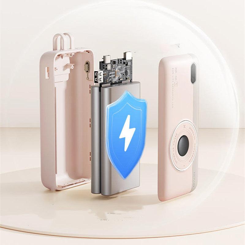 20000mAh Built-In Cable Fast Charging Power Bank