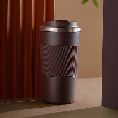 Stainless Steel Insulation Mug, with Spout Lid, Leak-proof Design and Large Mouth for Easy Cleaning
