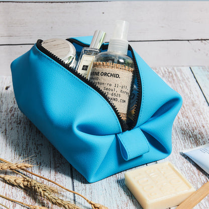 Leak-Resistant & Waterproof Large Capacity Silicone Dopp Bag for Cosmetics, Gym, Shower & Travel