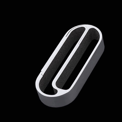 Titanium Alloy Men's Belt Buckle Keychain - Durable, Stylish, Non-Fading Lock