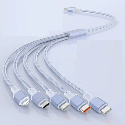 100W Fast-Charge 5-in-1 Data Cable- Power Up