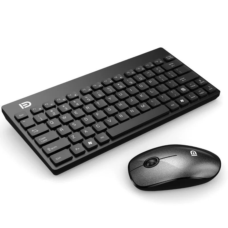 2.4GHz Ultrathin Portable Wireless Keyboard and Mouse Combo With Multimedia Shortcuts, Long Battery Life & Ergonomic Design