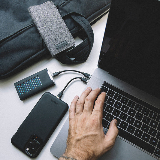 18W Type-C to Lightning to USB-A Set