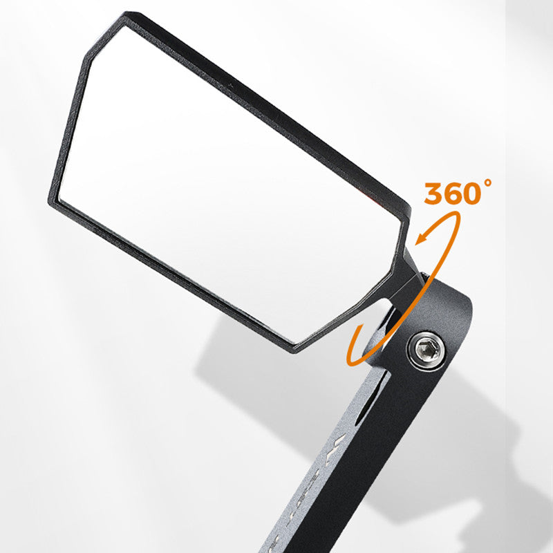 Foldable Bicycle Handlebar Rearview Mirrors, Suitable for All Bikes with 22mm Handlebar (2-Pack)