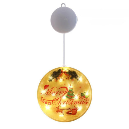Christmas Tree LED Window Lights – 3D Battery-Powered Fairy Glow with Easy Hang & Double-Sided Tape