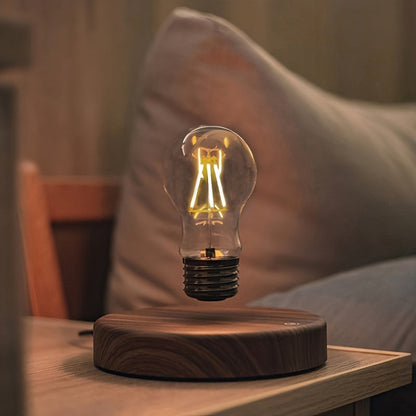 Magnetic Levitation Light Bulb – Floating LED Desk Lamp with Rotating Bulb for Unique Home Décor and Creative Christmas Gifts