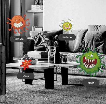 Household 38W UV Ozone Disinfection Lamp, Effective Sterilization and Disinfection, Air Purification, Intelligent Timing, for Home and Office