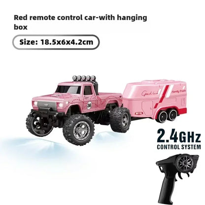 RC 1/64 Speed Mini Off-Road Climbing Car Alloy Cool Appearance Light Shock Absorption Children'S Toy Gift