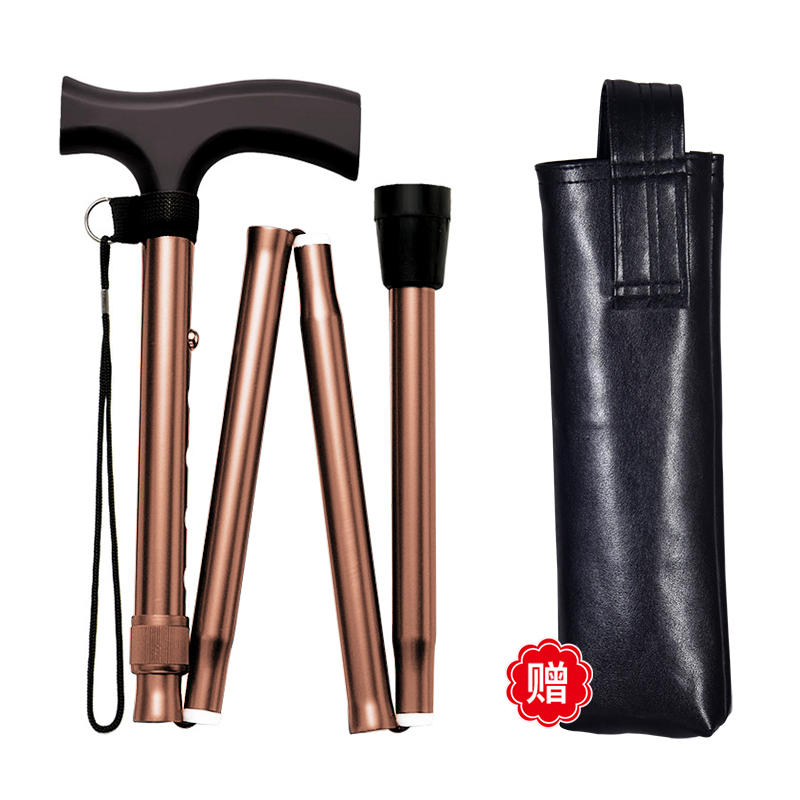 Expandable And Foldable Elderly Cane