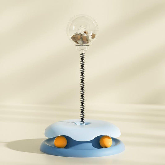 Cat Treat Dispenser - Interactive Puzzle Toy for Cats & Dogs, Includes Ball Toy, Cat Puzzle Toy for Indoor Cats, Cat Treat Puzzle, Cat Toys