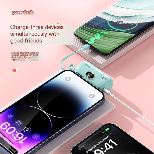 Portable Power Bank 5000mAh – 22.5W Fast Charging with Digital Display