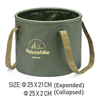 Portable Collapsible Bucket, for Camping, Hiking, Fishing & Travelling