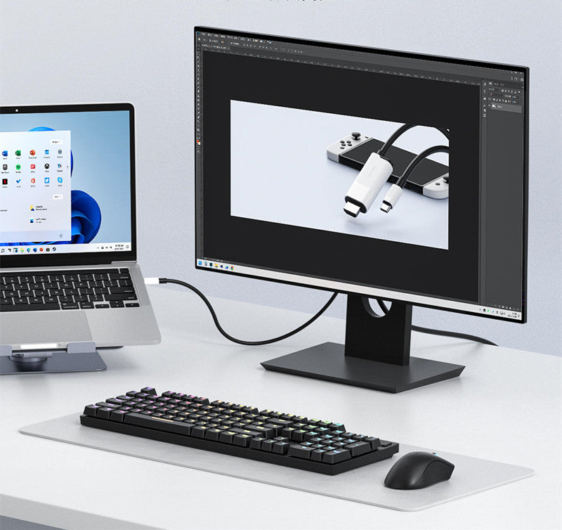 Mobile Phone, Computer, And TV Screen Mirroring Conversion Cable