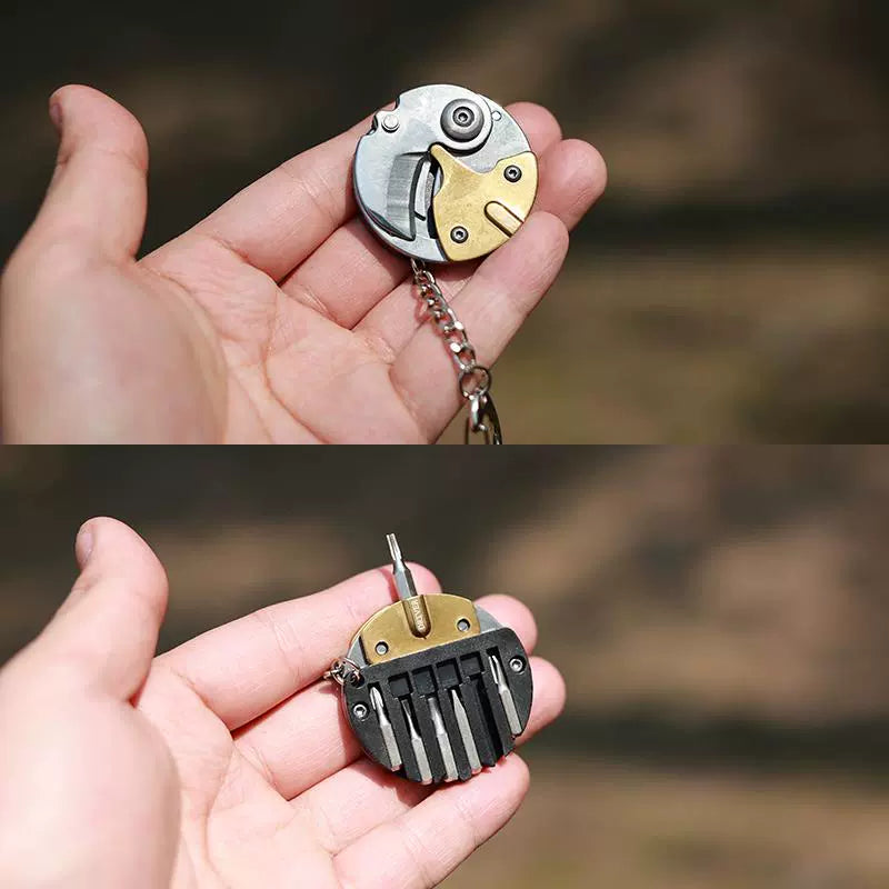 High-Tech Self-Defense Coin Ring