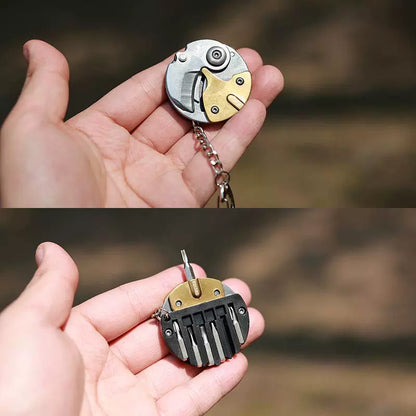 High-Tech Self-Defense Coin Ring