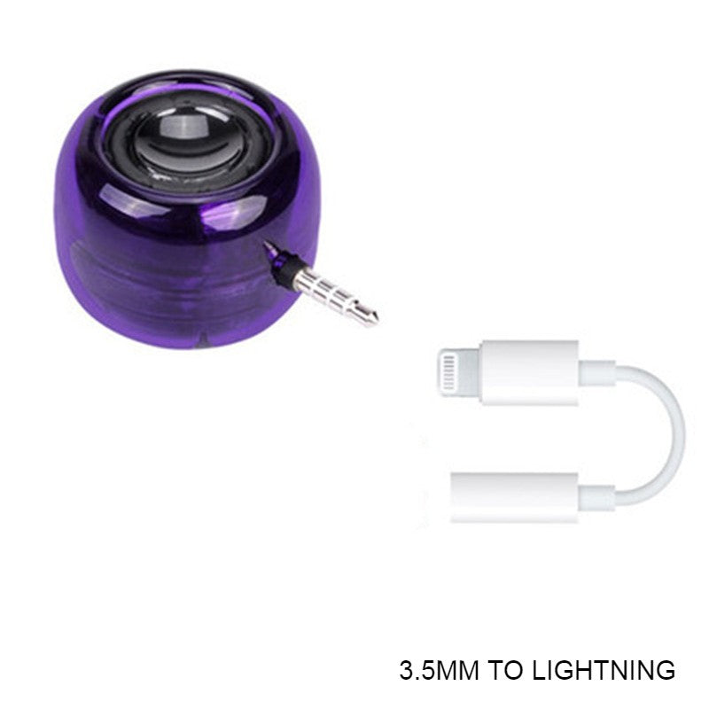 Portable Rechargeable Mini Phone Speaker, with Plug and Play & Clear Bass, for Phone, Tablet & Computer
