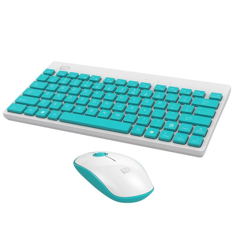 2.4GHz Ultrathin Portable Wireless Keyboard and Mouse Combo With Multimedia Shortcuts, Long Battery Life & Ergonomic Design