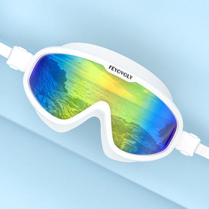 Anti-fog Swim Goggles With Prescription, Up to -7.0, No Leaking, Crystal Clear & 180¬∞ Panoramic Vision, With Protective Case