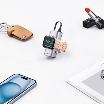 2-in-1 Mini Portable Magnetic Wireless Fast Charging Power Bank (5000mAh)