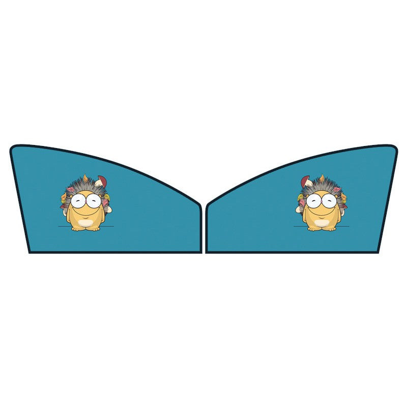 2-Piece Universal Car Side Window Sun Shades with UPF40, for Sedan, SUV, Truck