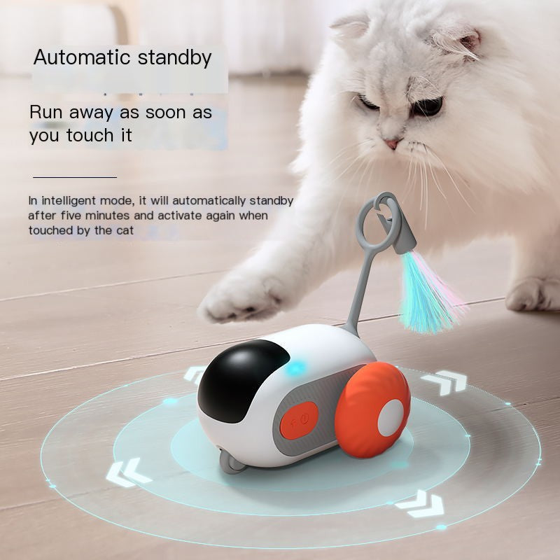 Cat Chase Car – Smart Automatic Rolling Cat Toy for Fun, Exercise & Playtime
