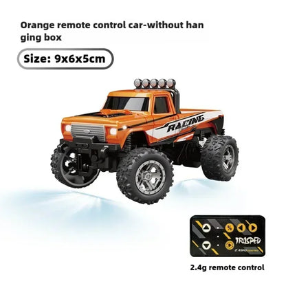 RC 1/64 Speed Mini Off-Road Climbing Car Alloy Cool Appearance Light Shock Absorption Children'S Toy Gift