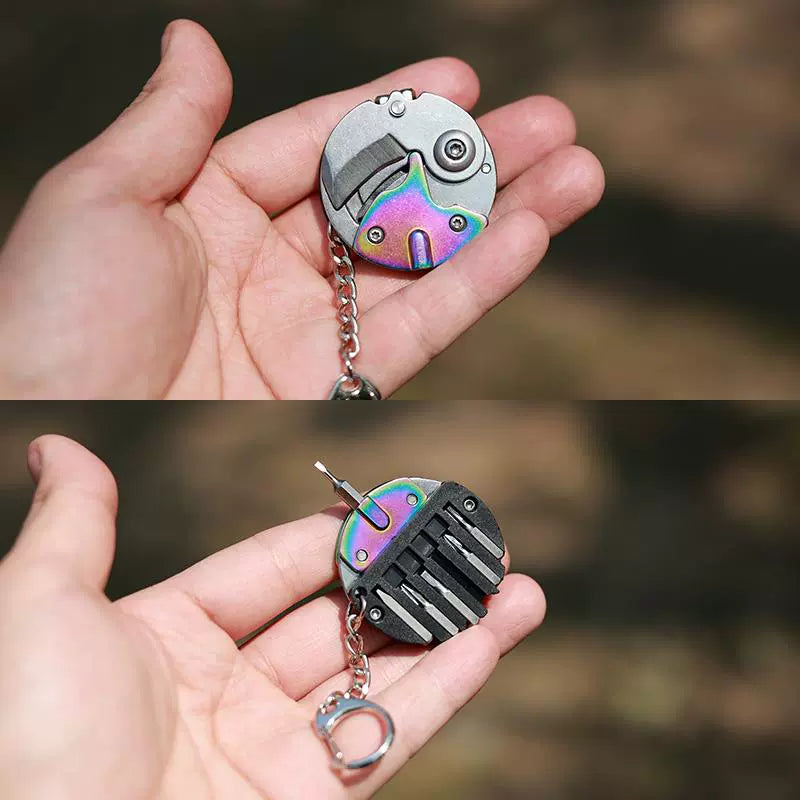 High-Tech Self-Defense Coin Ring