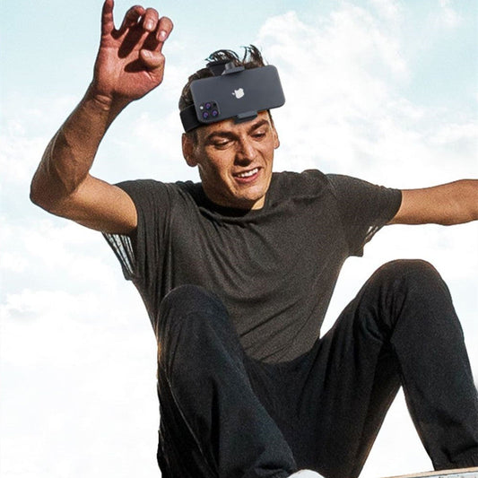 Head-Mounted Mobile Phone Stand