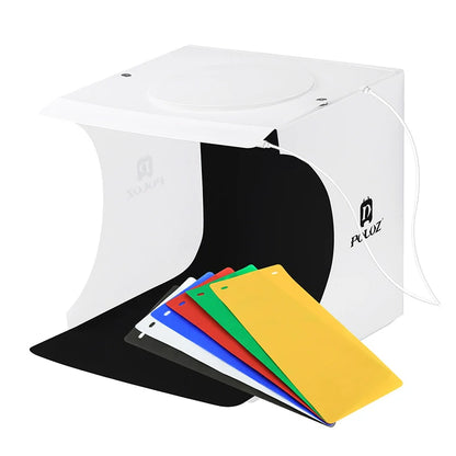 23cm Mini Photo Studio Lightbox with Soft Light for Stunning Jewelry & Product Shots