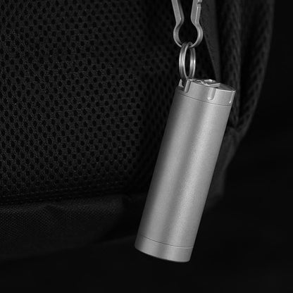 Titanium Alloy Outdoor Portable Toothpick Holder and Mini Pill Case