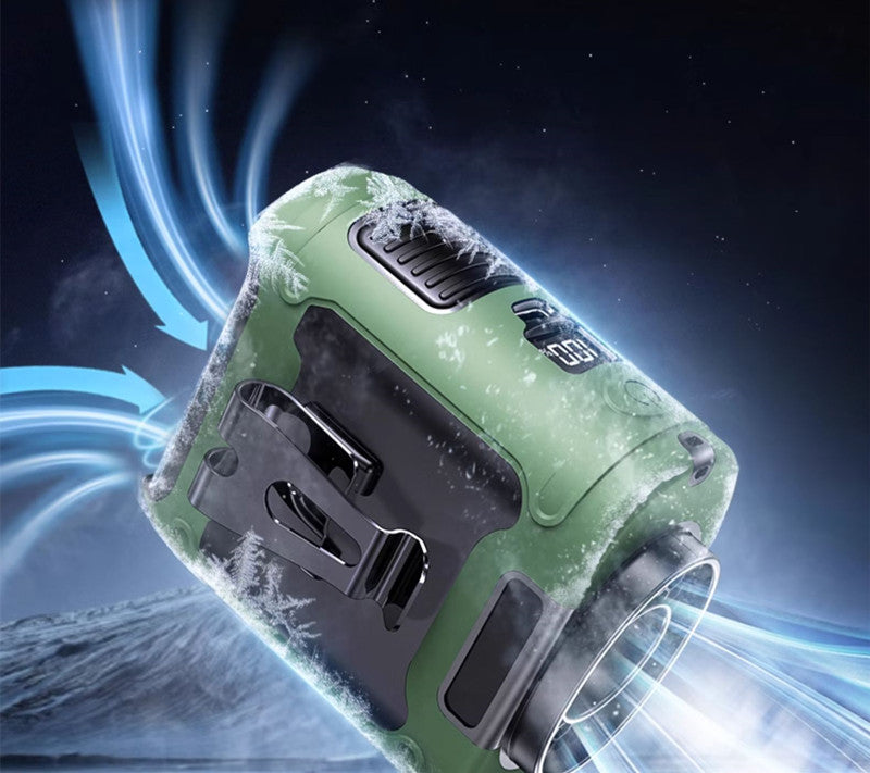 Portable Waist-Mounted Cooling Fan